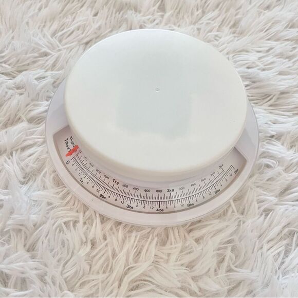 Kitchen food scale 7 pounds white - Picture 2 of 3